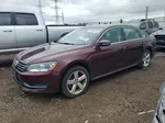 2012 Volkswagen Passat Se Maroon vin: 1VWBP7A3XCC015286