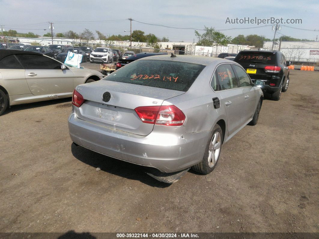 2012 Volkswagen Passat 2.5l Se Silver vin: 1VWBP7A3XCC042164