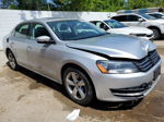 2012 Volkswagen Passat Se Silver vin: 1VWBP7A3XCC104355