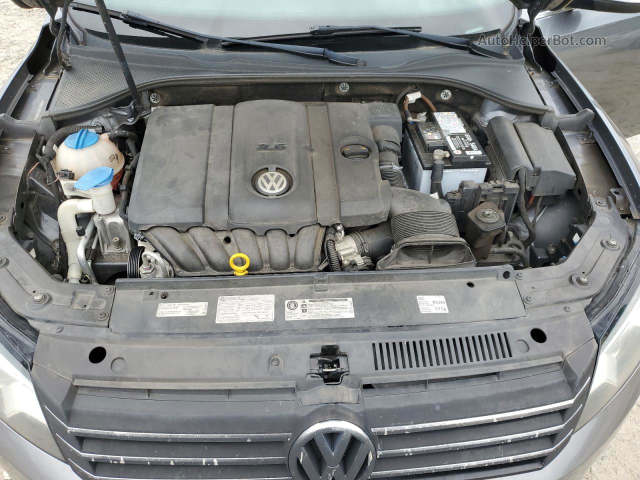 2014 Volkswagen Passat Se Серый vin: 1VWBP7A3XEC005022