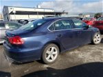 2014 Volkswagen Passat Se Blue vin: 1VWBP7A3XEC005649