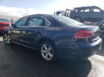 2014 Volkswagen Passat Se Синий vin: 1VWBP7A3XEC005649