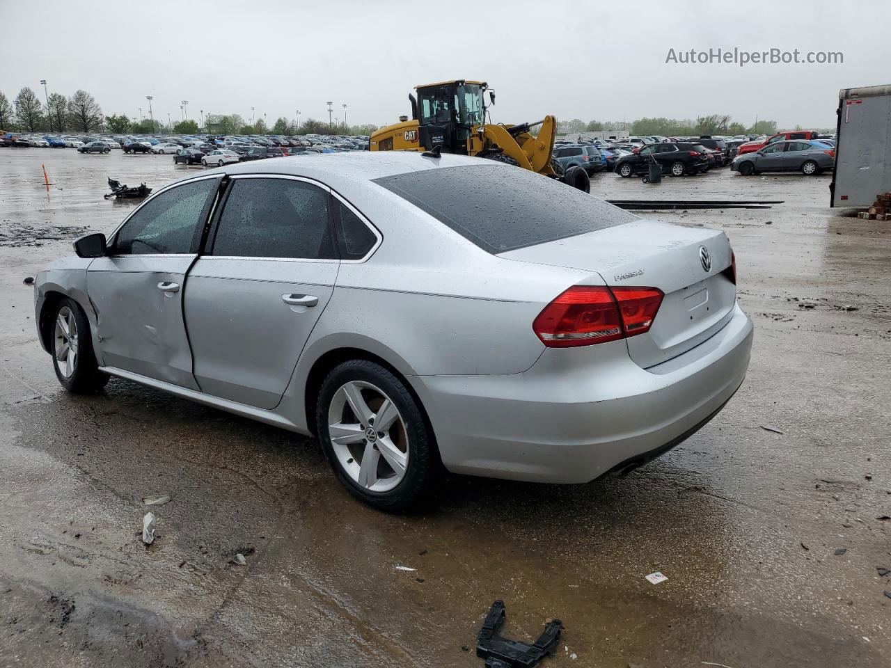 2014 Volkswagen Passat Se Silver vin: 1VWBS7A30EC094758