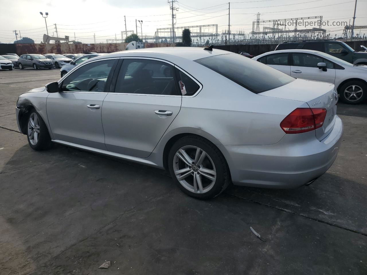 2014 Volkswagen Passat Se Silver vin: 1VWBS7A30EC110103