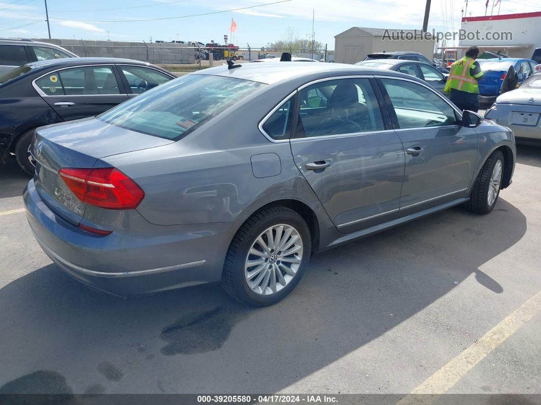 2016 Volkswagen Passat 1.8t Se Gray vin: 1VWBS7A30GC050536