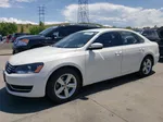 2014 Volkswagen Passat Se White vin: 1VWBS7A31EC099774