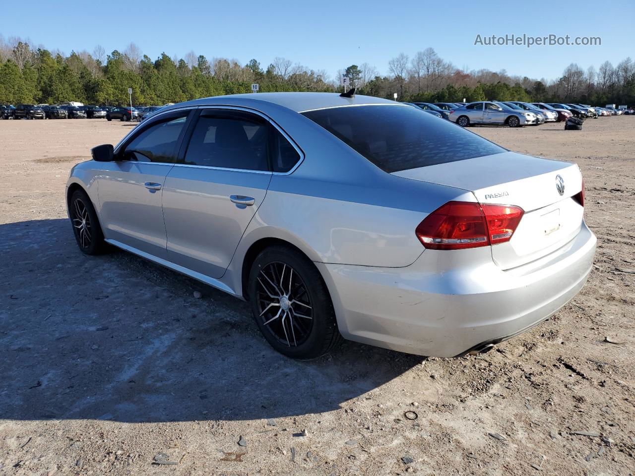 2014 Volkswagen Passat Se Silver vin: 1VWBS7A31EC118386