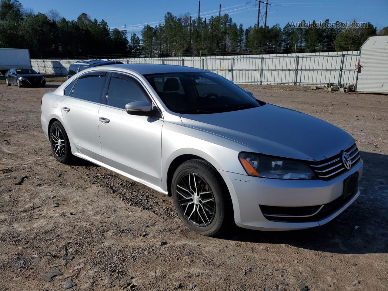 2014 Volkswagen Passat Se Серебряный vin: 1VWBS7A31EC118386