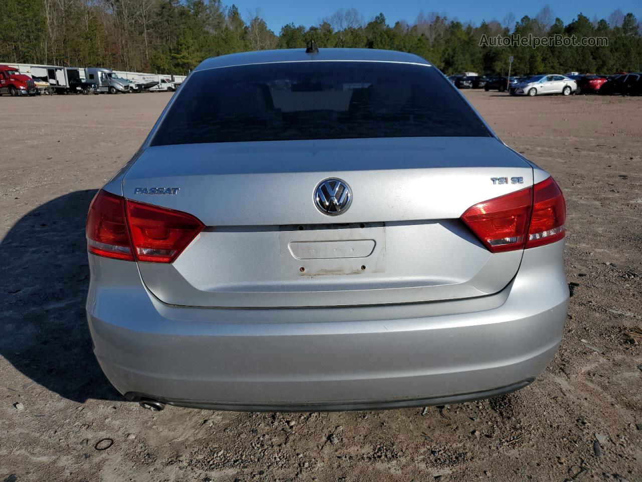 2014 Volkswagen Passat Se Серебряный vin: 1VWBS7A31EC118386