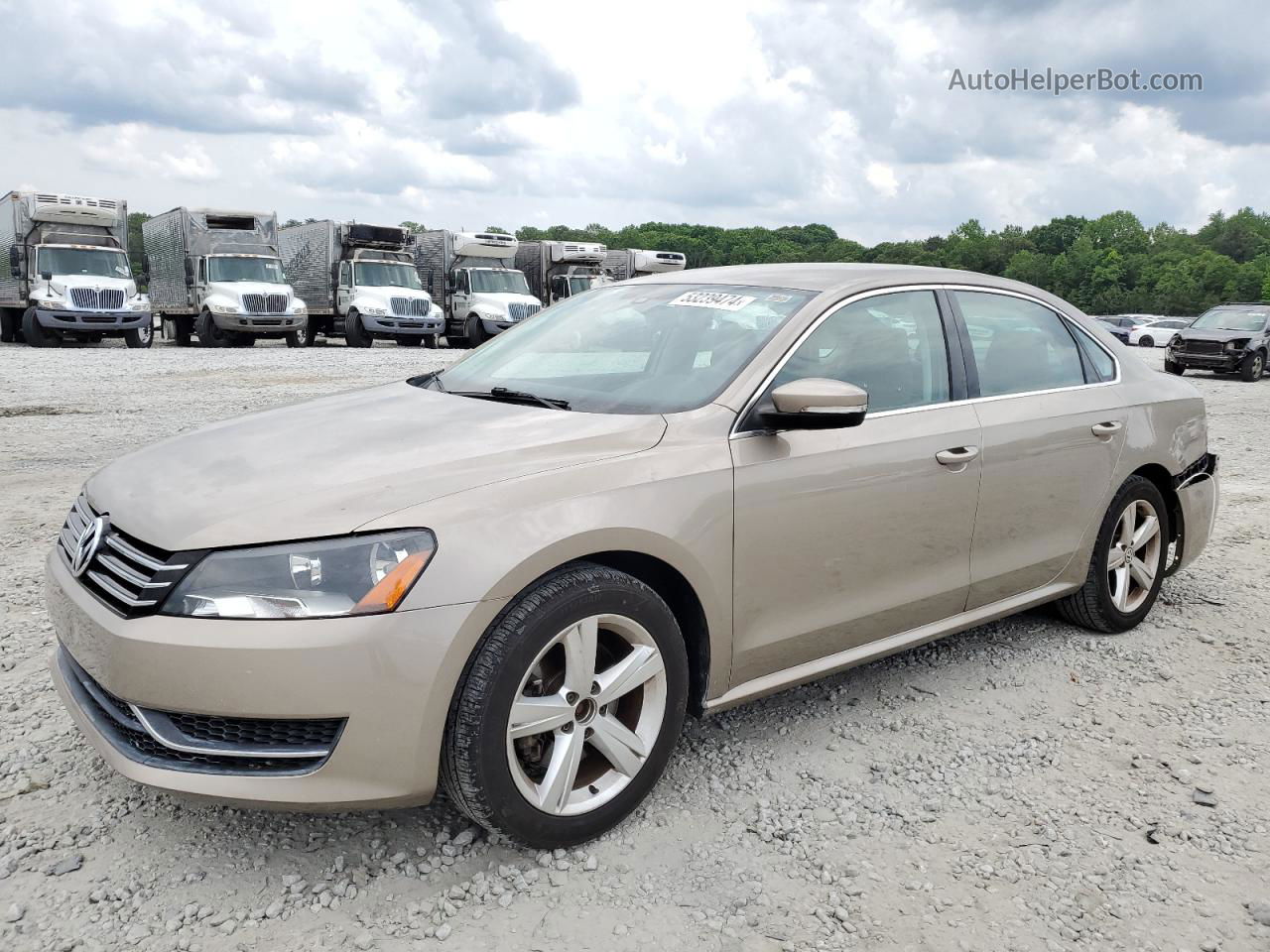 2015 Volkswagen Passat Se Tan vin: 1VWBS7A31FC013719