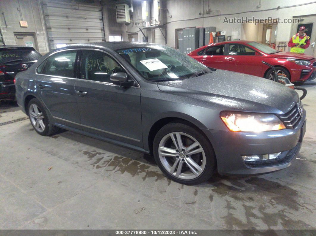 2015 Volkswagen Passat 1.8t Se Gray vin: 1VWBS7A31FC043903