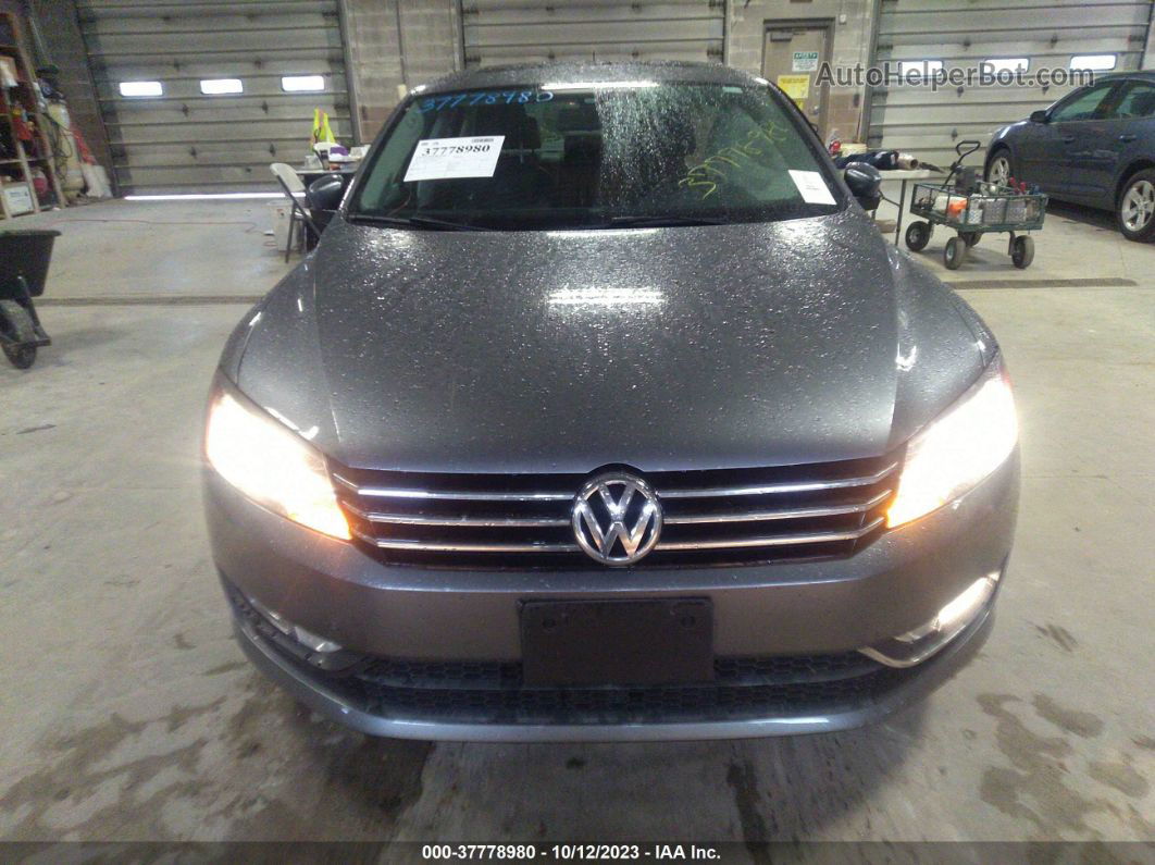 2015 Volkswagen Passat 1.8t Se Gray vin: 1VWBS7A31FC043903