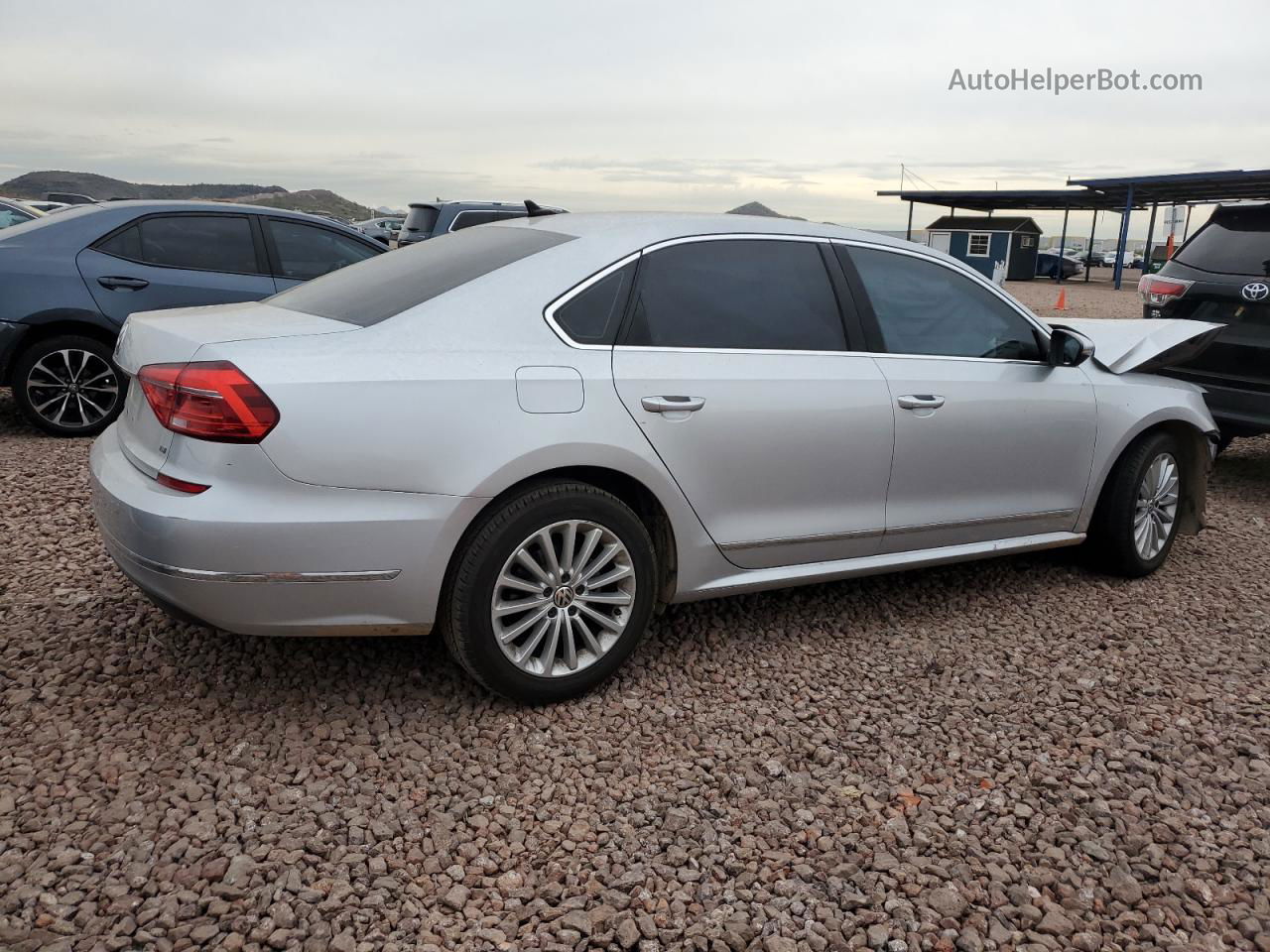 2016 Volkswagen Passat Se Silver vin: 1VWBS7A31GC049623