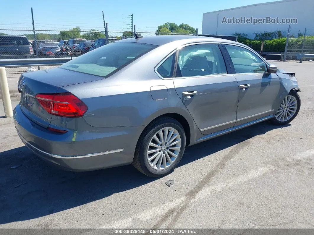 2016 Volkswagen Passat 1.8t Se Gray vin: 1VWBS7A31GC052649