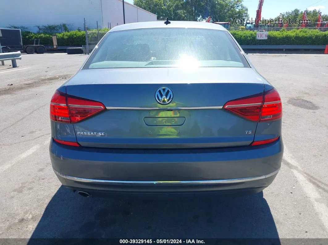 2016 Volkswagen Passat 1.8t Se Gray vin: 1VWBS7A31GC052649