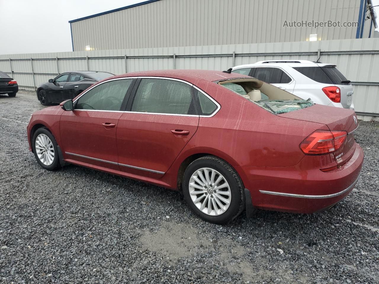 2016 Volkswagen Passat Se Бордовый vin: 1VWBS7A31GC064722