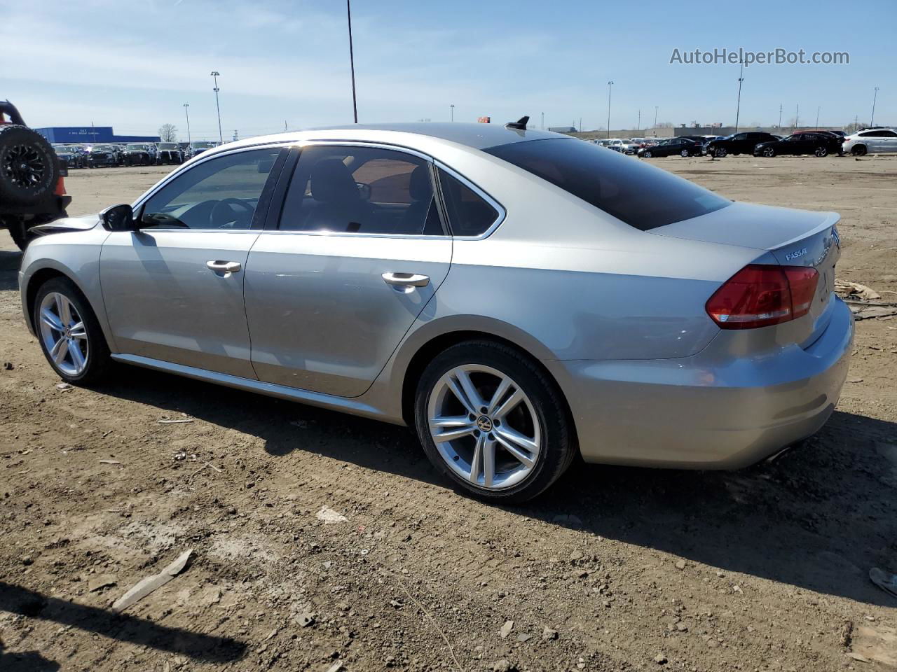 2014 Volkswagen Passat Se Gray vin: 1VWBS7A32EC053256