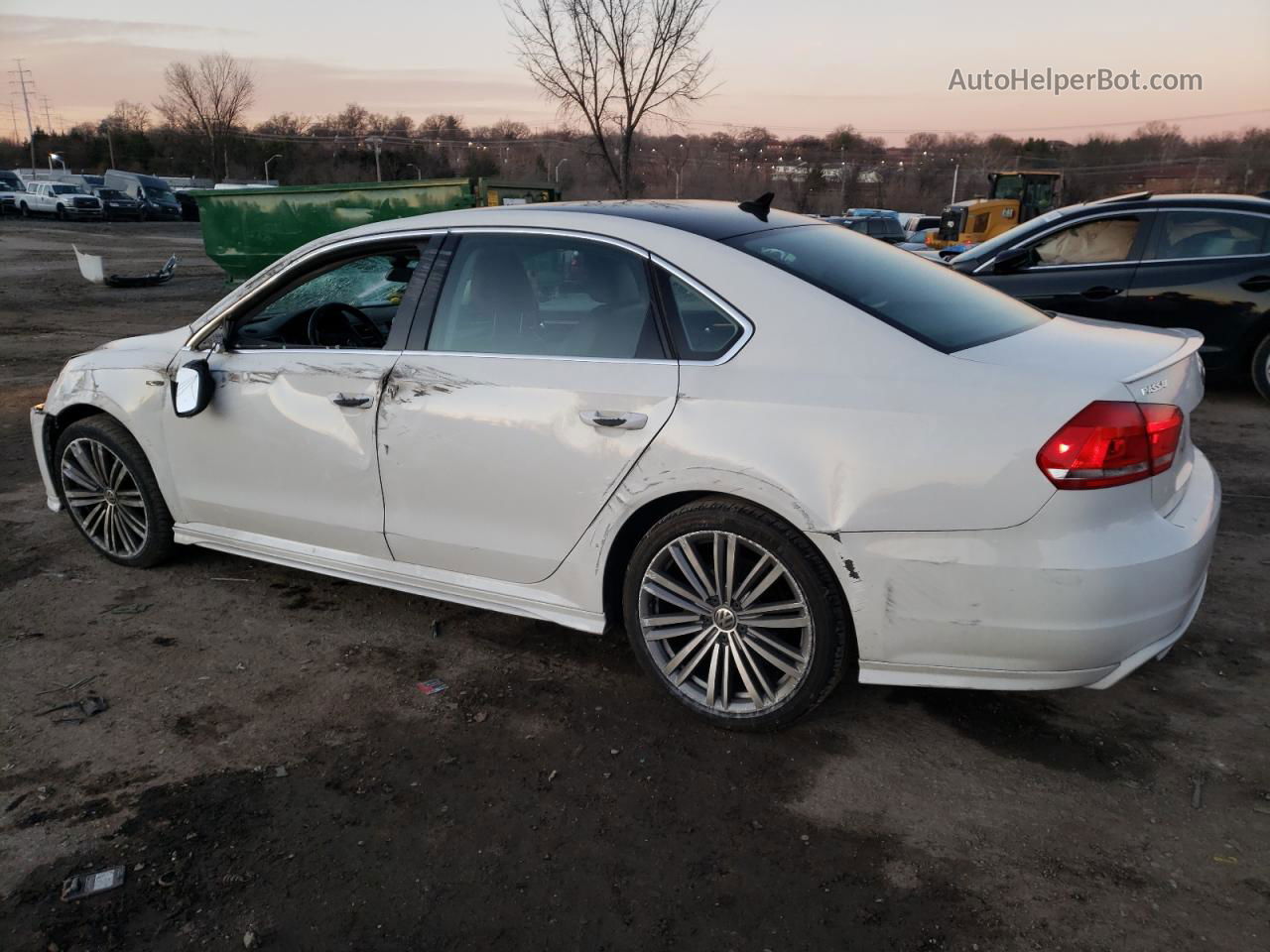 2015 Volkswagen Passat Se White vin: 1VWBS7A32FC018170