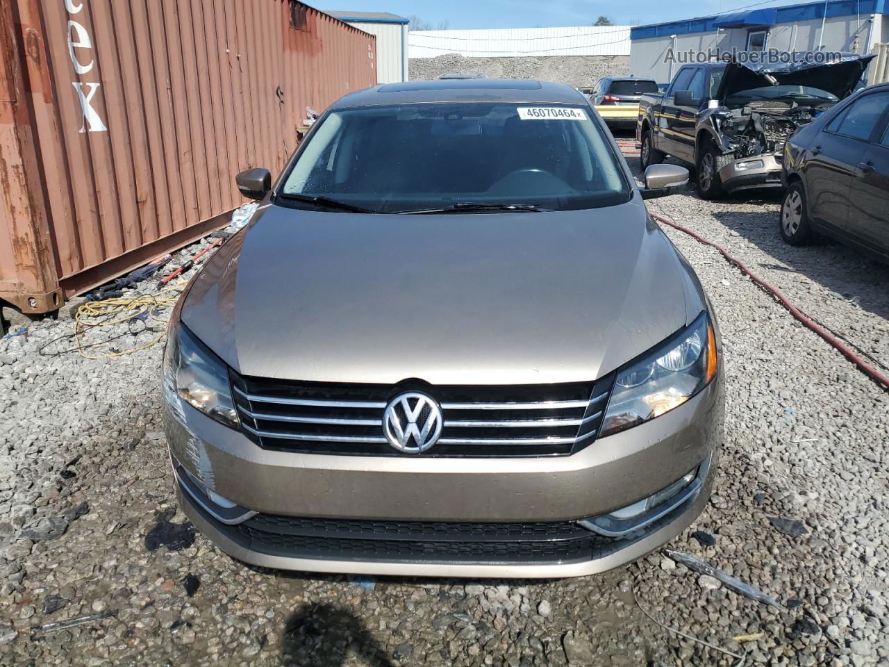 2015 Volkswagen Passat Se Gold vin: 1VWBS7A32FC088610