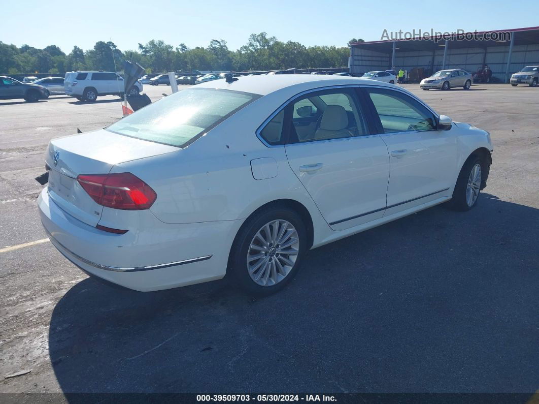 2016 Volkswagen Passat 1.8t Se White vin: 1VWBS7A32GC042342