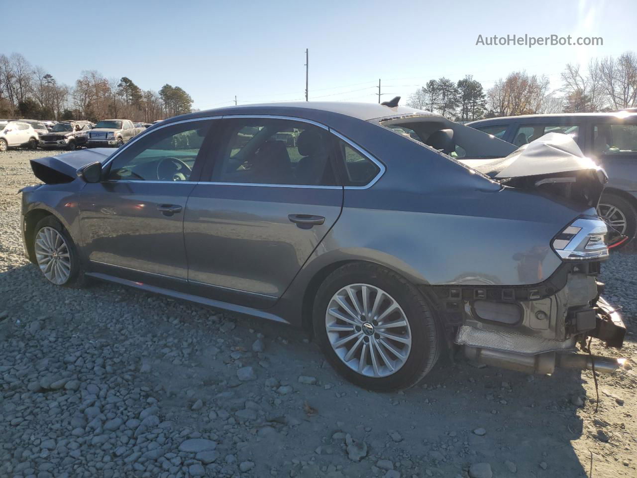 2016 Volkswagen Passat Se Gray vin: 1VWBS7A32GC056788