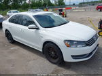 2014 Volkswagen Passat 1.8t Se White vin: 1VWBS7A33EC116221