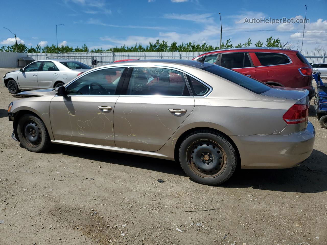 2015 Volkswagen Passat Se Tan vin: 1VWBS7A33FC076840