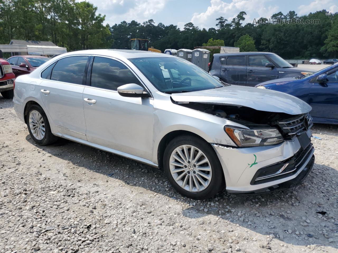 2016 Volkswagen Passat Se Silver vin: 1VWBS7A33GC020978