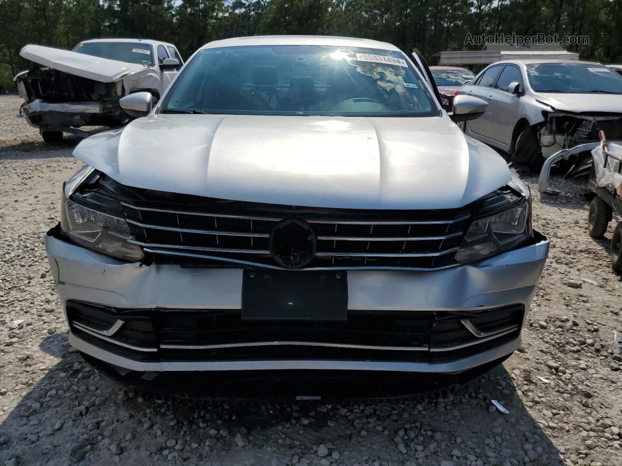 2016 Volkswagen Passat Se Silver vin: 1VWBS7A33GC020978