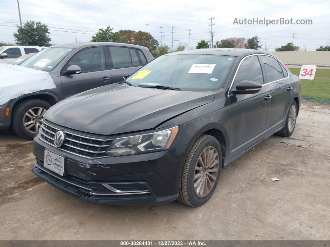 2016 Volkswagen Passat 1.8t Se Black vin: 1VWBS7A33GC041510