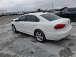 2014 Volkswagen Passat Se White vin: 1VWBS7A34EC040539