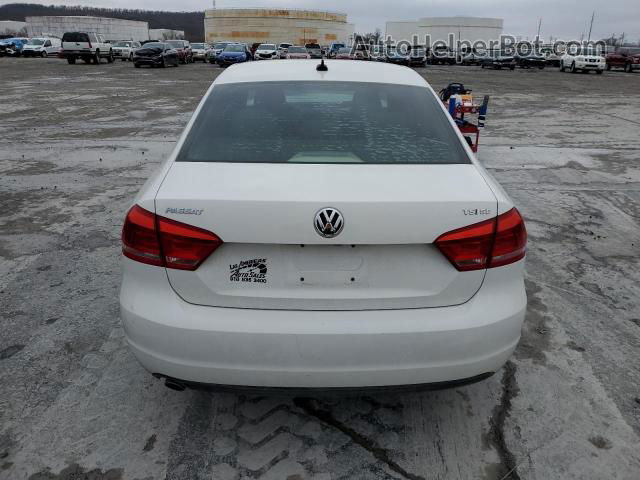 2014 Volkswagen Passat Se White vin: 1VWBS7A34EC040539