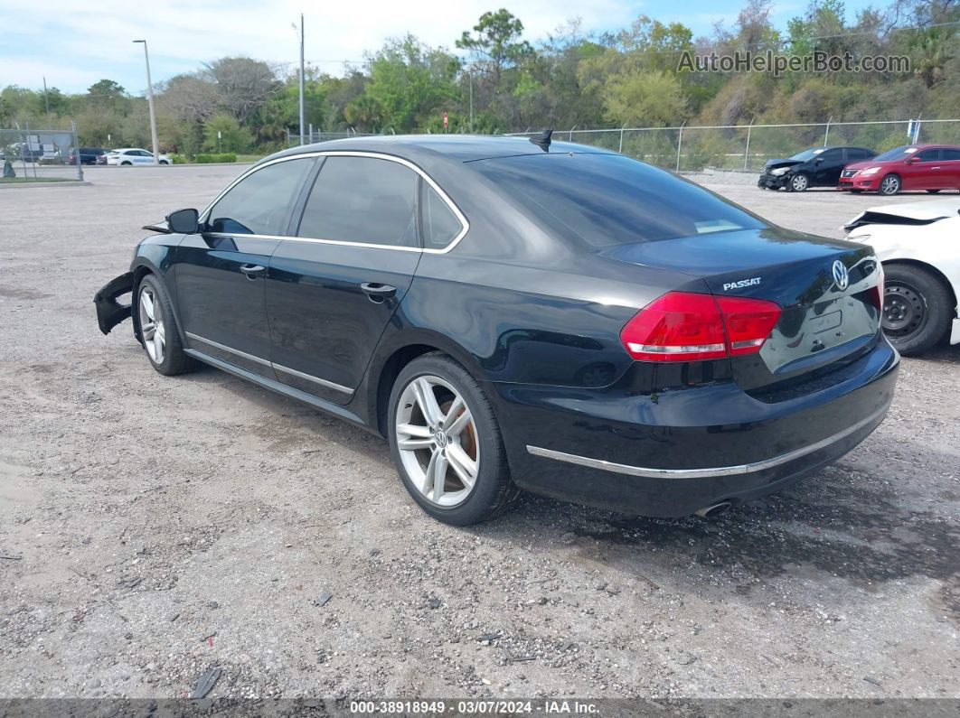 2015 Volkswagen Passat 1.8t Se Black vin: 1VWBS7A34FC101860