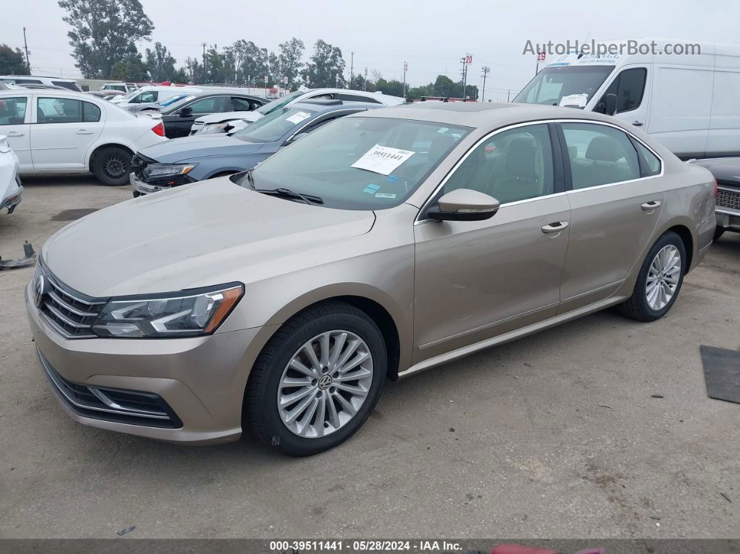 2016 Volkswagen Passat 1.8t Se Beige vin: 1VWBS7A34GC023260