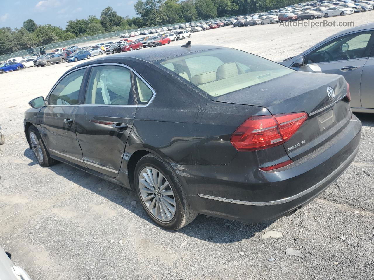 2016 Volkswagen Passat Se Черный vin: 1VWBS7A35GC060141