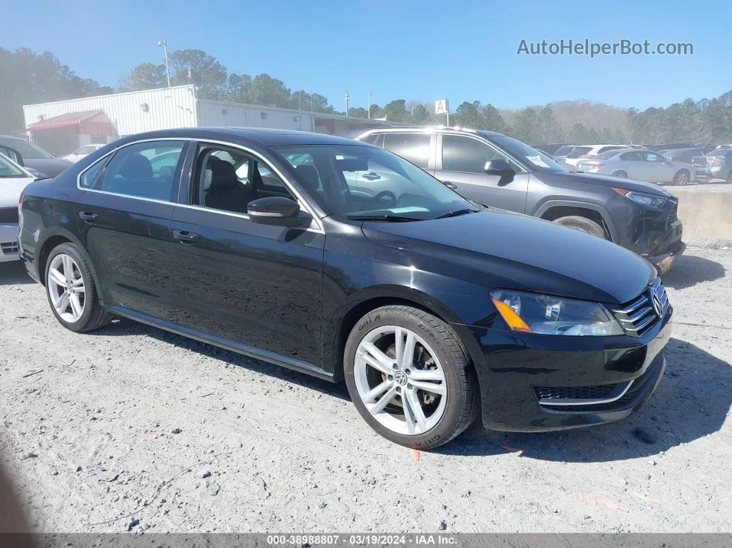 2014 Volkswagen Passat 1.8t Se Черный vin: 1VWBS7A36EC029008