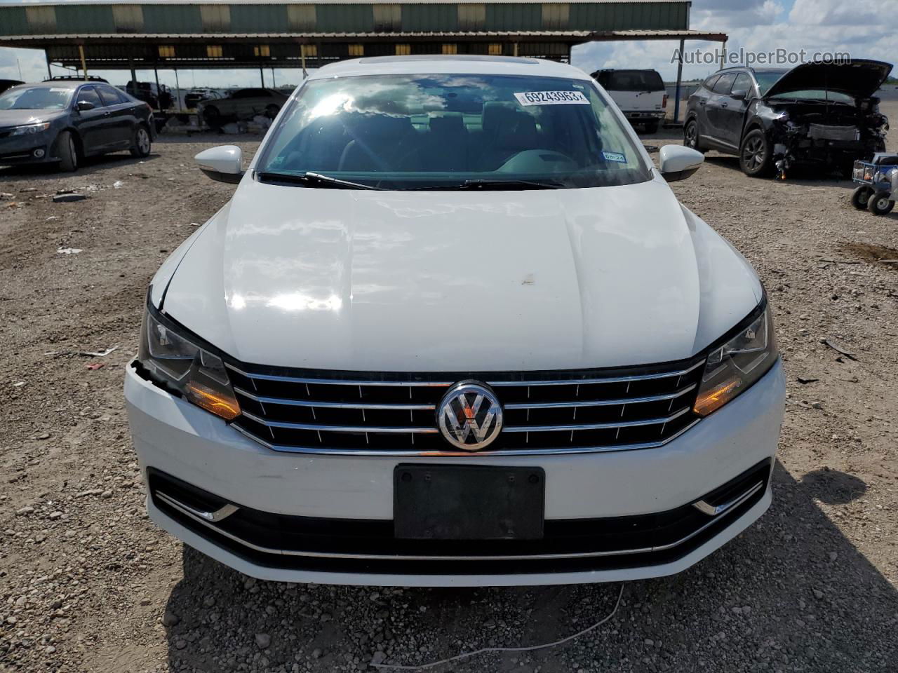 2016 Volkswagen Passat Se White vin: 1VWBS7A36GC010798