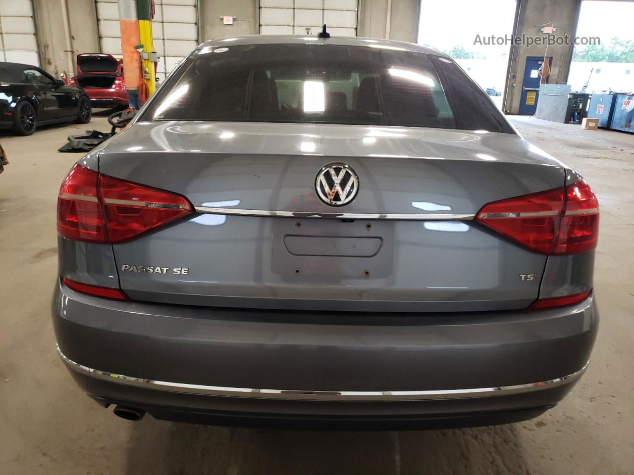 2016 Volkswagen Passat Se Gray vin: 1VWBS7A36GC065610