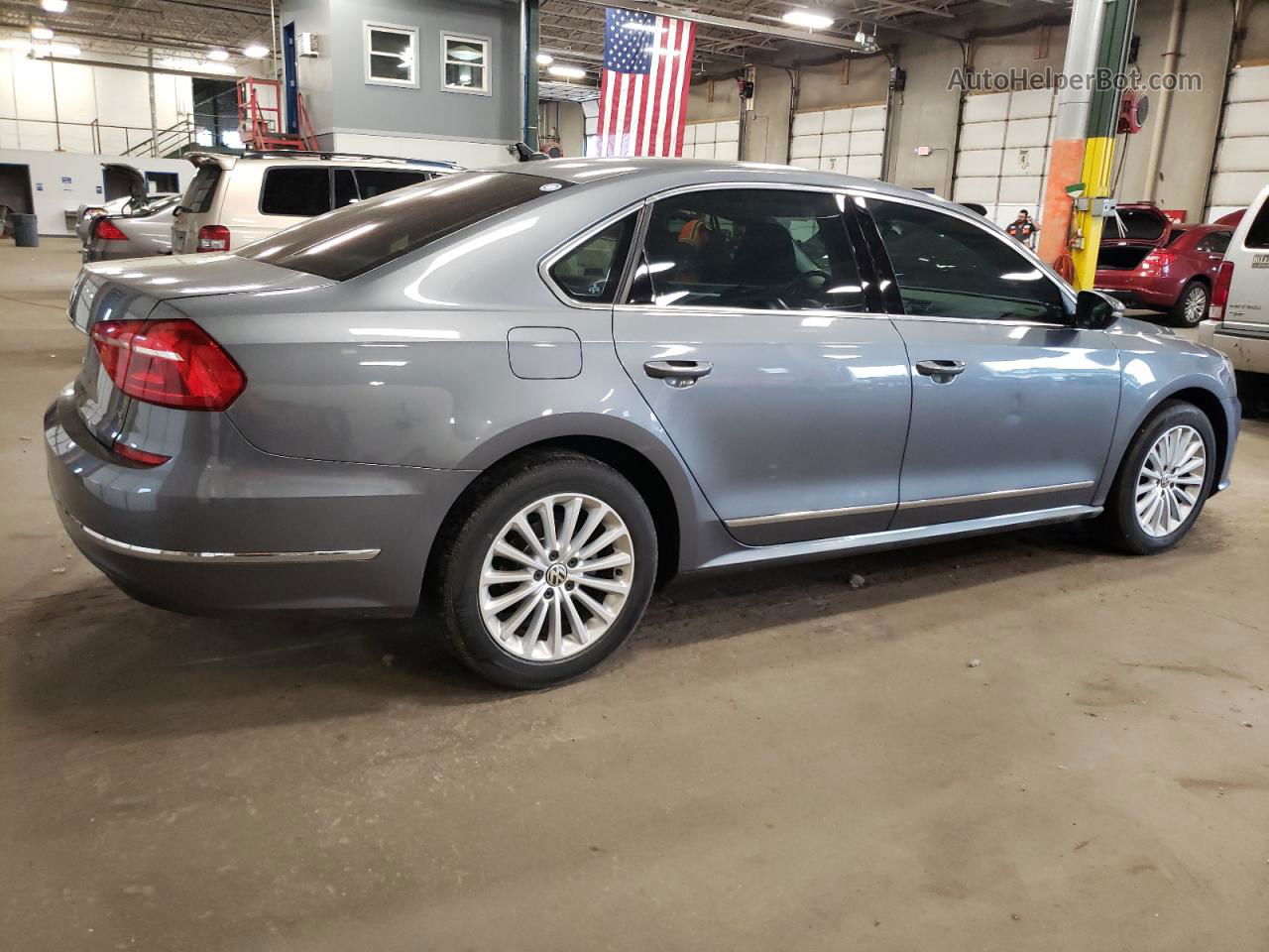 2016 Volkswagen Passat Se Gray vin: 1VWBS7A36GC065610