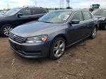 2014 Volkswagen Passat Se Gray vin: 1VWBS7A37EC054807