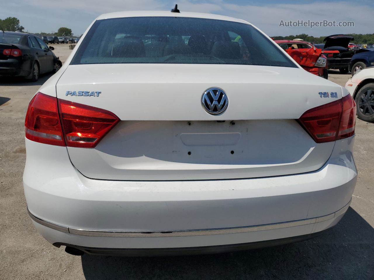 2015 Volkswagen Passat Se Белый vin: 1VWBS7A37FC014289