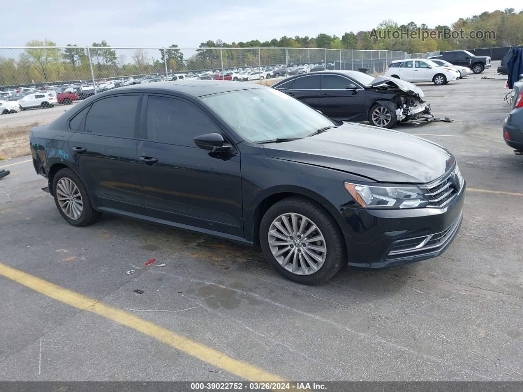 2016 Volkswagen Passat 1.8t Se Черный vin: 1VWBS7A37GC045270