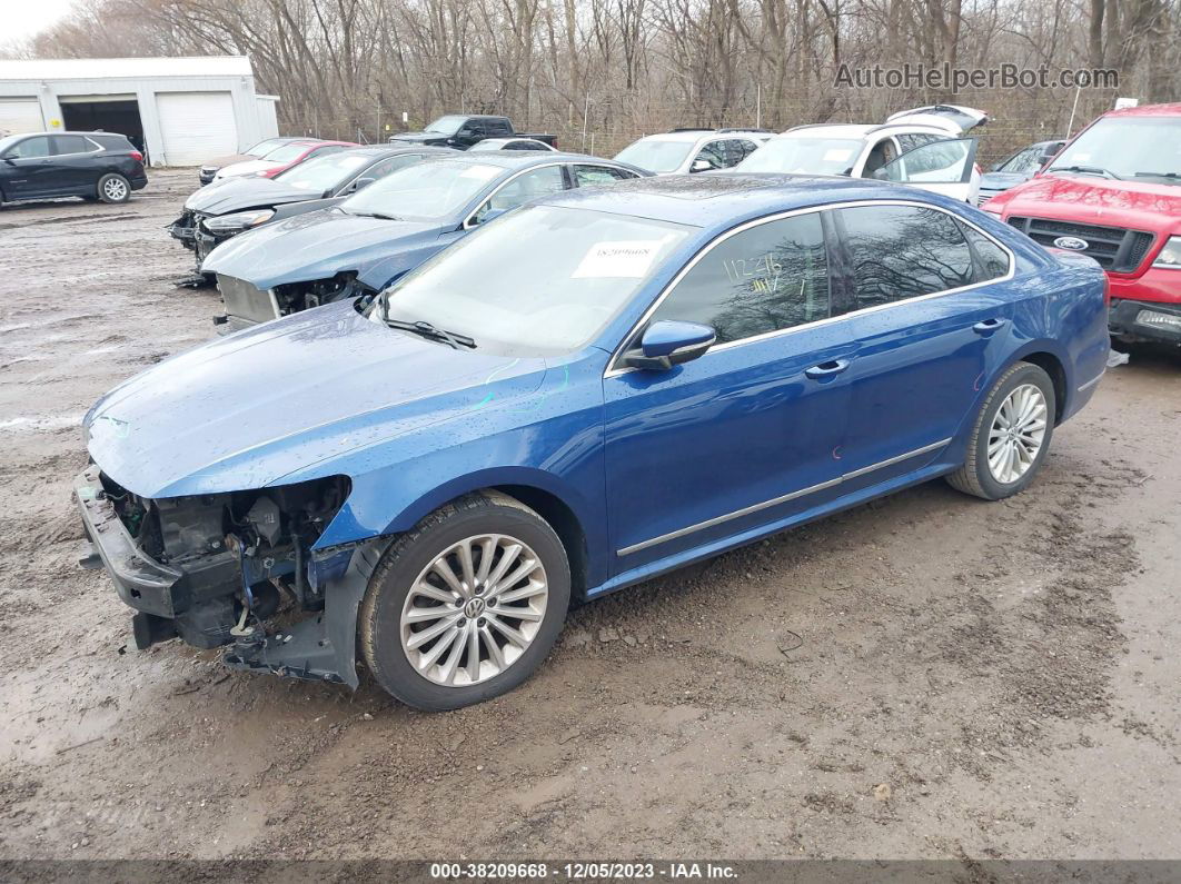 2016 Volkswagen Passat 1.8t Se Blue vin: 1VWBS7A37GC047598