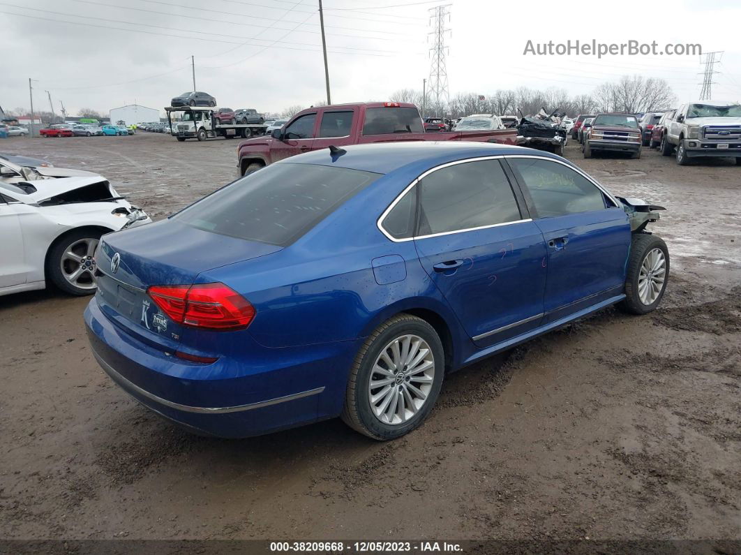 2016 Volkswagen Passat 1.8t Se Blue vin: 1VWBS7A37GC047598