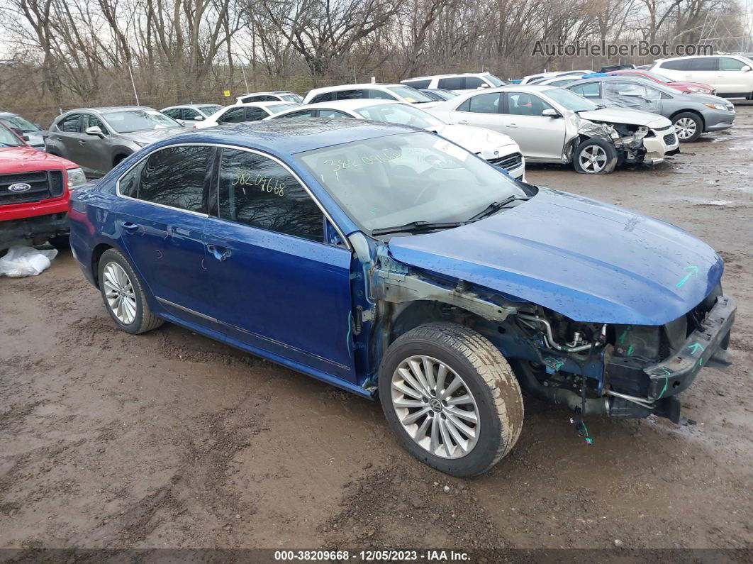 2016 Volkswagen Passat 1.8t Se Blue vin: 1VWBS7A37GC047598