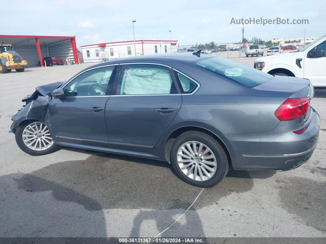 2016 Volkswagen Passat 1.8t Se Gray vin: 1VWBS7A37GC056480