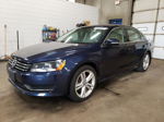 2014 Volkswagen Passat Se Синий vin: 1VWBS7A38EC030239