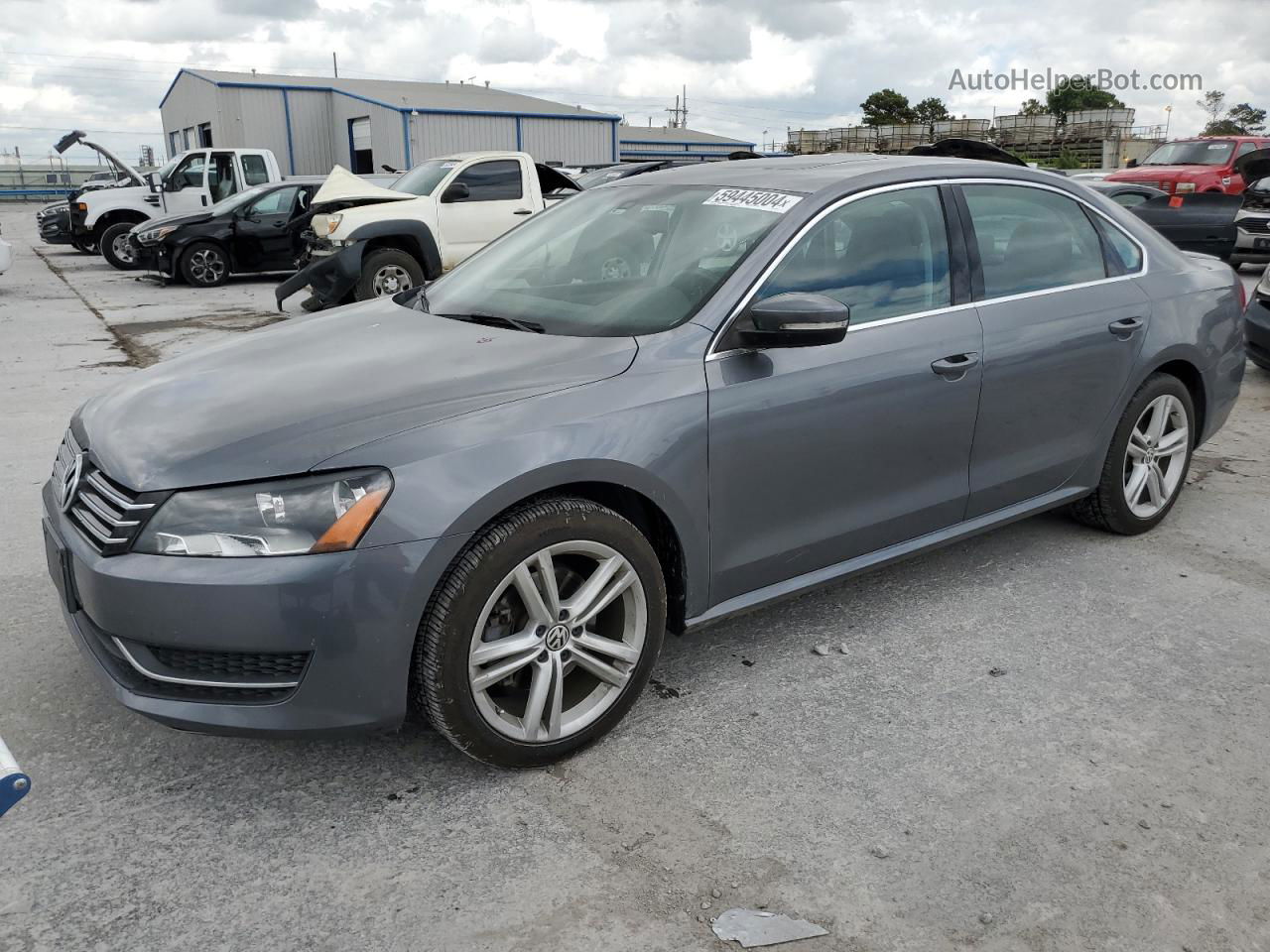 2014 Volkswagen Passat Se Charcoal vin: 1VWBS7A38EC031343