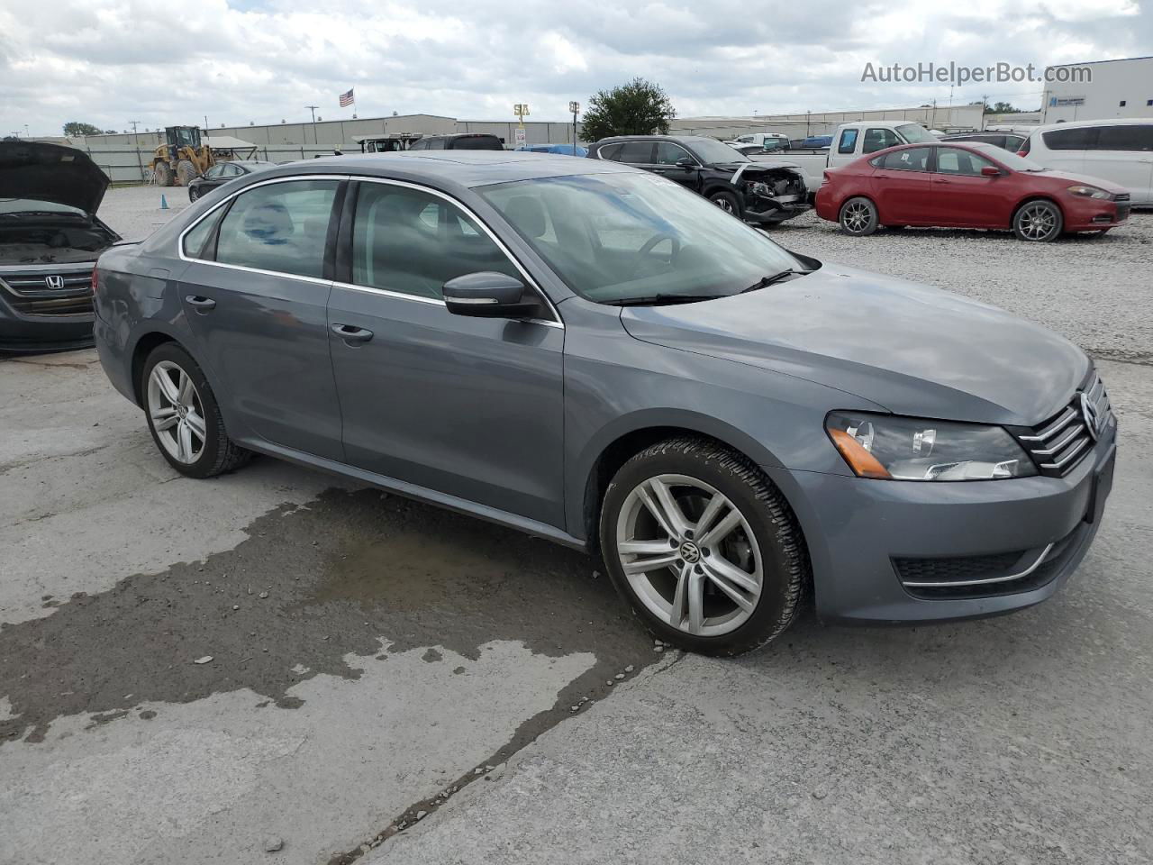 2014 Volkswagen Passat Se Charcoal vin: 1VWBS7A38EC031343