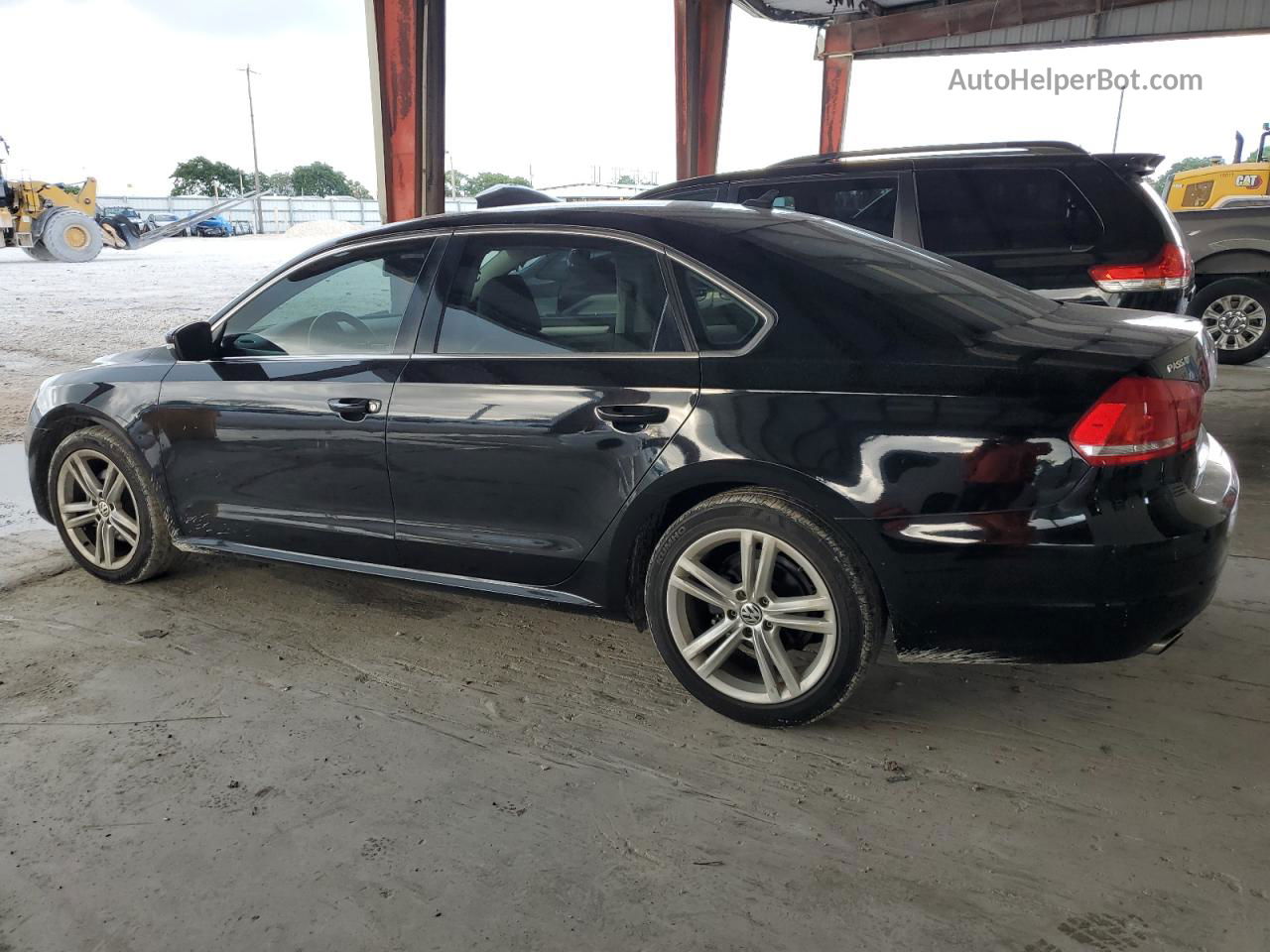 2014 Volkswagen Passat Se Черный vin: 1VWBS7A38EC036705